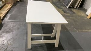 Trestle Desk 180x90cm White #306 - 5