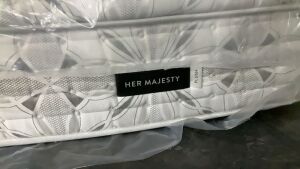 Her Majesty Plush Mattress Super King Whitehaven White #312 - 3