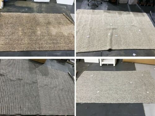 4x Assorted Rugs #327