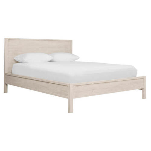 Cancun Bed Queen White Wash #322