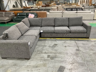 Signature 6 Seat Modular Lounge, Fabric Upholstery, 3 Modules #3