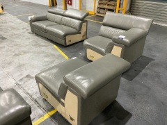 Premier Leather Modular Sofa Charcoal #20 - 5