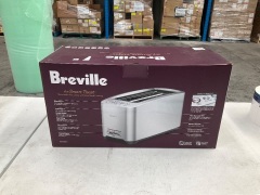 Breville The Smart Toast 4 Slice Long Slot Toaster BTA830BSS - 4