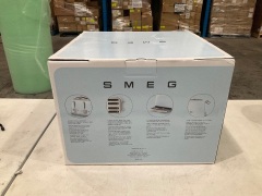 Smeg 50's Retro Style 4 Slot Wide Toaster - Pastel Blue TSF03PBAU - 4