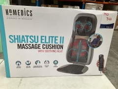 HoMedics Shiatsu Elite II Massage Cushion with Heat MCS-845H-AU - 2