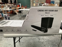 Klipsch Cinema 400 40-inch 2.1-Channel Soundbar with 8-inch Wireless Subwoofer CINEMA400 - 4