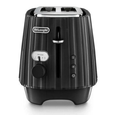 DeLonghi Ballerina 2 Slice Toaster - Furnace Black CTD2003BK