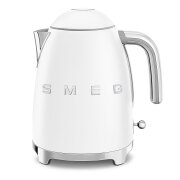 Smeg 50's Retro Style Electric Kettle - White Matte KLF03WHMAU