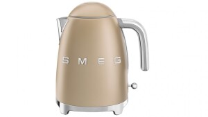 Smeg 50's Retro Style Electric Kettle - Champagne Matte KLF03CHMAU