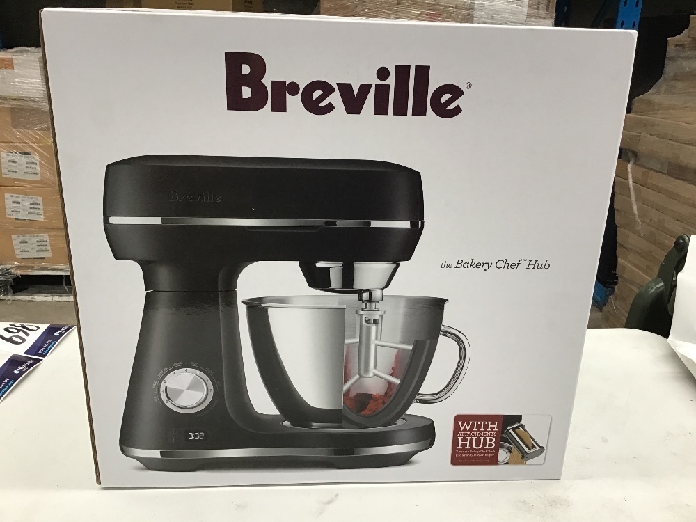 Breville the Bakery Chef Hub Stand Mixer - Black Truffle LEM750BTR2JAN1