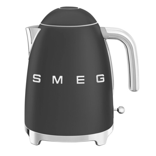 DNL Smeg 50's Retro Style Electric Kettle - Black Matte KLF03BLMAU