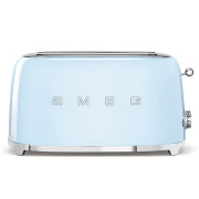 Smeg Pastel Blue 50s Retro Style 4 Slice Toaster TSF02PBAU