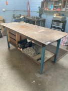 Steel Workbench With Record No. 6 Vice