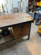 Steel Workbench With Record No. 6 Vice - 3