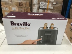 Breville The Bit More Plus 4 Slice Toaster BTA440BSS - 2