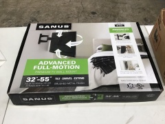 Sanus 32-inch to 55-inch Advance Full-Motion Premium TV Mount - Black VMF720-B2 - 2