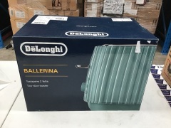 DeLonghi Ballerina 2 Slice Toaster - Laguna Green CTD2003GR - 2