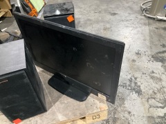 Pallet of Mixed Items Incl. Klipsch Speakers, Various Screens, HP Monitor, Grundig Monitor and More - 3