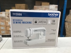 Brother TY200A Sewing Machine White & Grey - 2