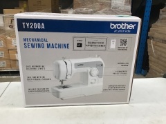 Brother TY200A Sewing Machine White & Grey - 3