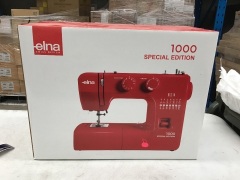 Elna 1000 Ruby Red Sewing Machine Special Edition - 2