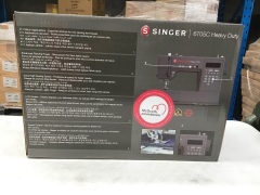 Singer Computerised Heavy Duty 6705 Sewing Machine Grey & Red - 3