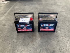 2x Prokut Batteries 12V 320CCA - 2