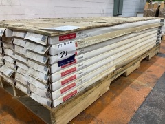 Quantity of Godfrey Hirst Hybrid Flooring, Size: 1830mm x 152mm x 6.5mm Master code: 462638-H1/63776-HF Colour No: 555 Total approx SQM: 40.08 - 5