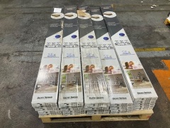 Quantity of Novocore Aust Premium XL Flooring, 1806mm x 178mm x 6.5mm Product Code: 302MD370 01 Colour Code: Spotted Gum MD37 Total approx SQM: 38.88 - 8