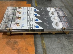 Quantity of Novocore Aust Premium XL Flooring, Size: 1806mm x 223mm x 6.5mm Product Code: 30225110 01 Colour Code: Desert Tan 2511 Total approx SQM: 19.32 - 9
