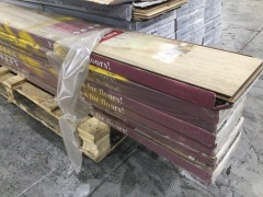 Quantity of Lamett Aspire Flooring, Size: 2260mm x 196mm x 10mm Product Code: 5010A79004 Colour Code: Sand Dune Oak (A79) Total approx SQM: 12.39 - 5
