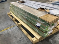 Quantity of Timber Eucalypt Flooring, Size: 2260mm x 238mm x12mm Product Code: 50103180 02 Colour Code: 318 Spotted Gum Total approx SQM : 17.216 - 4