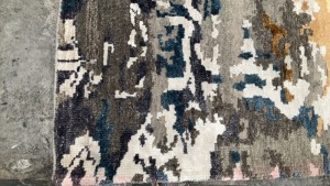 Hand Knotted Abstract Rug - Multi-Colour -3 x 2.48 m - 5