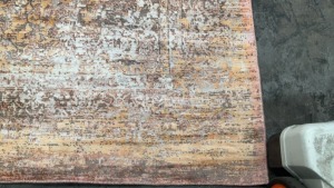 Abstract Hand Knotted Rug - Rust -3.5 x 2.5 m - 5
