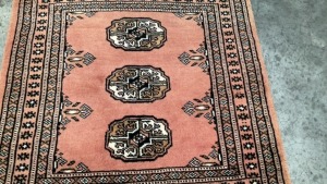 Bokhara Hand Knotted Rug - 0.69 x 0.61 m - 2