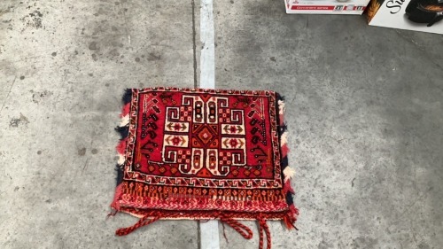 Vintage Saddelbag Rug - Red -0.45 x 0.31 m