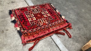 Vintage Saddelbag Rug - Red -0.45 x 0.31 m - 3