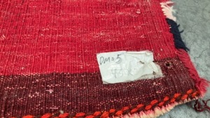 Vintage Saddelbag Rug - Red -0.45 x 0.31 m - 4