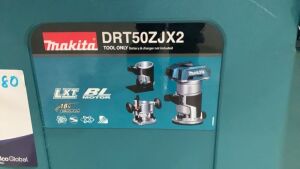 MAKITA 18V Brushless Laminate Trimmer Premium Kit DRT50ZJX2 (SKU..115765) - 3