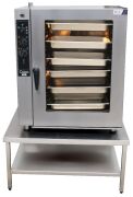 ***Reserve now Met***COBRA 10 TRAY ELECTRIC COMBI OVEN ON STAINLESS STEEL STAND, QUALITY SHOWROOM STOCK - 2
