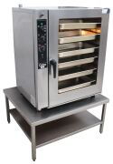 ***Reserve now Met***COBRA 10 TRAY ELECTRIC COMBI OVEN ON STAINLESS STEEL STAND, QUALITY SHOWROOM STOCK - 3