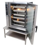 ***Reserve now Met***COBRA 10 TRAY ELECTRIC COMBI OVEN ON STAINLESS STEEL STAND, QUALITY SHOWROOM STOCK - 4