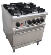 GOLDSTEIN GAS 4 BURNER GOURMET STOVE WITH OVEN - 2
