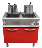 BARON GAS DOUBLE PAN PASTA COOKER, QUALITY SHOWROOM STOCK