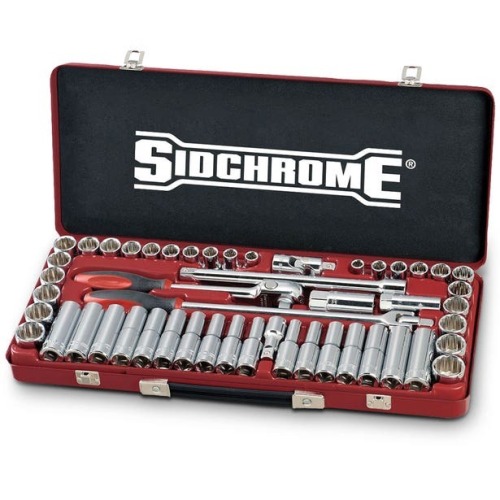 SIDCHROME 51 Piece 1/2inch Combo Socket Set SCMT14130 (SKU: ..36227)