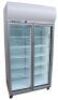 ***Reserve now Met***SKOPE UPRIGHT 2 GLASS DOOR FRIDGE - 3