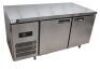 ***Reserve now Met***AIR COOLING UNDER BENCH 2 DOOR STAINLESS STEEL FRIDGE - 3