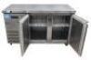 ***Reserve now Met***FED COUNTER TOP 2 DOOR STAINLESS STEEL FRIDGE - 4