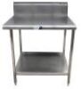 STAINLESS STEEL PREP BENCH