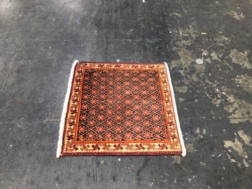 Hand Woven rug 0.6m x 0.64m 